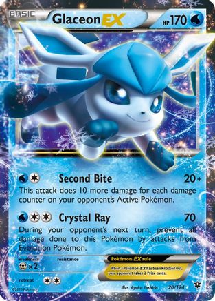 Glaceon EX (20/124) [XY: Fates Collide]