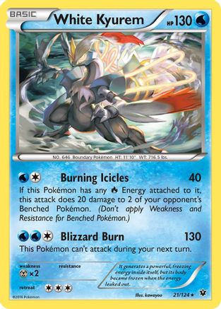 Kyurem blanc (21/124) [XY : Collision des destins] 