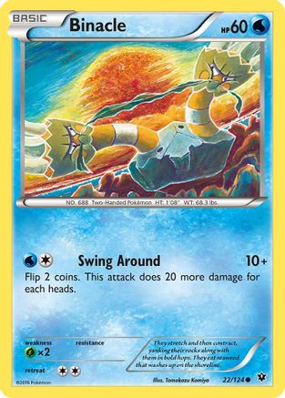 Binacle 22/124 - [XY  Fates Collide]