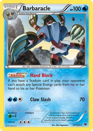 Barbaracle (23/124) [XY : Les destins entrent en collision] 