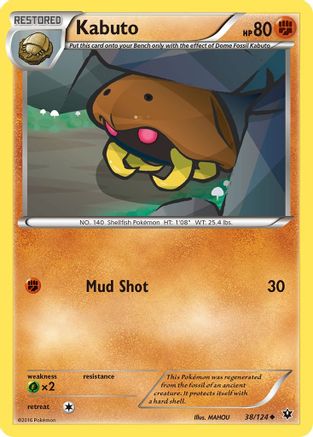 Kabuto 38/124 - [XY  Fates Collide]