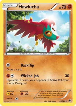 Hawlucha (48/124) [XY: Fates Collide]