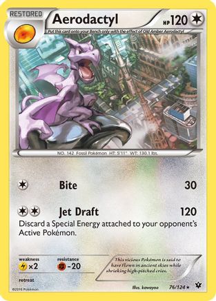 Aérodactyle (76/124) [XY : Collision des destins] 