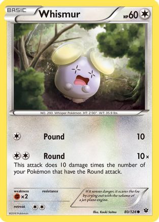 Whismur 80/124 - [XY  Fates Collide]