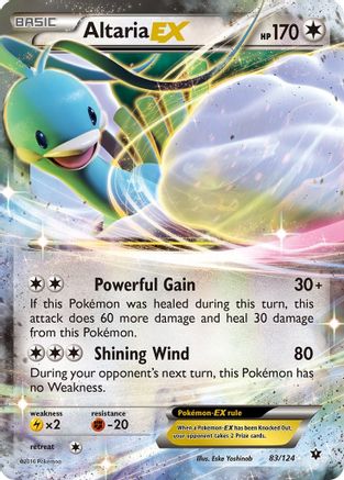 Altaria EX (83/124) [XY : Collision des destins] 