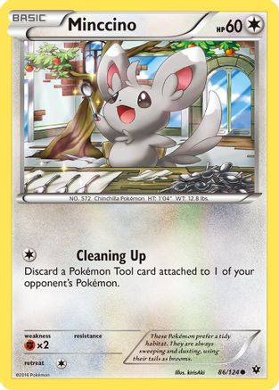 Minccino (86/124) [XY : collision des destins] 