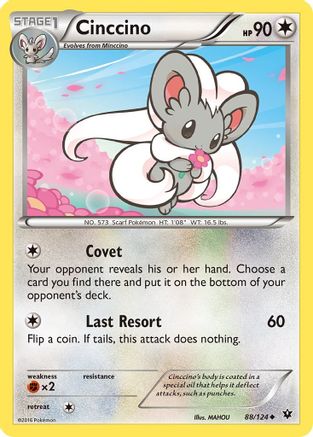 Cinccino (88/124) [XY : collision des destins] 