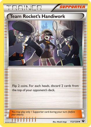 Travail de la Team Rocket (112/124) [XY : Fates Collide] 