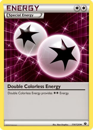 Double énergie incolore (114/124) [XY : Fates Collide] 