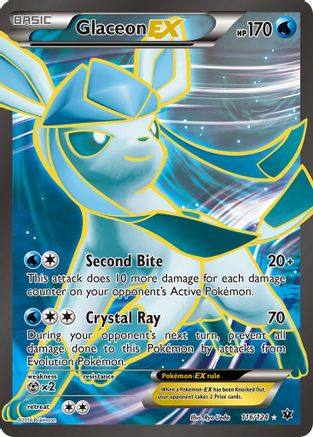 Glaceon EX (Full Art) 116/124 - [XY  Fates Collide] Holofoil