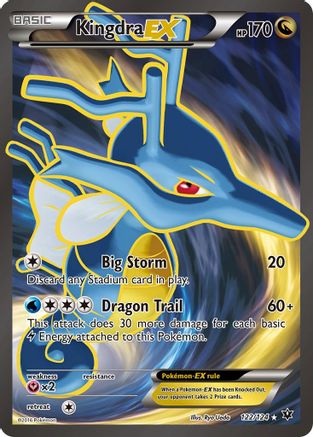 Kingdra EX (122/124) [XY : Collision des destins] 