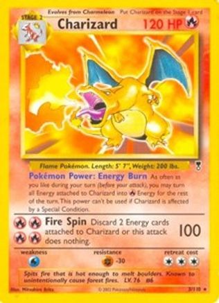 Charizard - 3/110 (WotC Legendary Collection) - [Deck Exclusives]