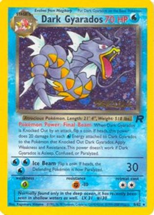 Dark Gyarados (Prerelease) 8 - [WoTC Promo] Holofoil