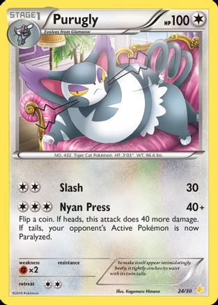 Purugly (24) - [XY Trainer Kit Pikachu Libre & Suicune]