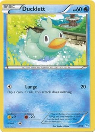 Ducklett (7/30) [XY : Kit d'entraînement 3 - Suicune] 