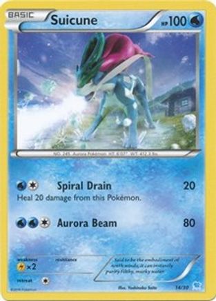 Suicune (14/30) [XY : Kit d'entraînement 3 - Suicune] 