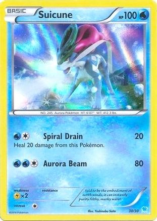 Suicune (30/30) [XY : Kit d'entraînement 3 - Suicune] 