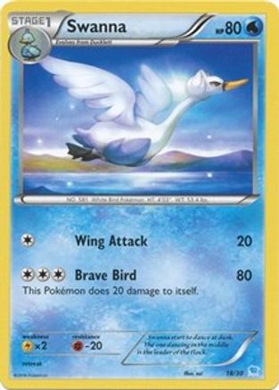 Swanna (18) - [XY Trainer Kit Pikachu Libre & Suicune]