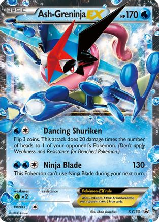 Ash-Greninja EX (XY133) [XY : Promos Black Star] 