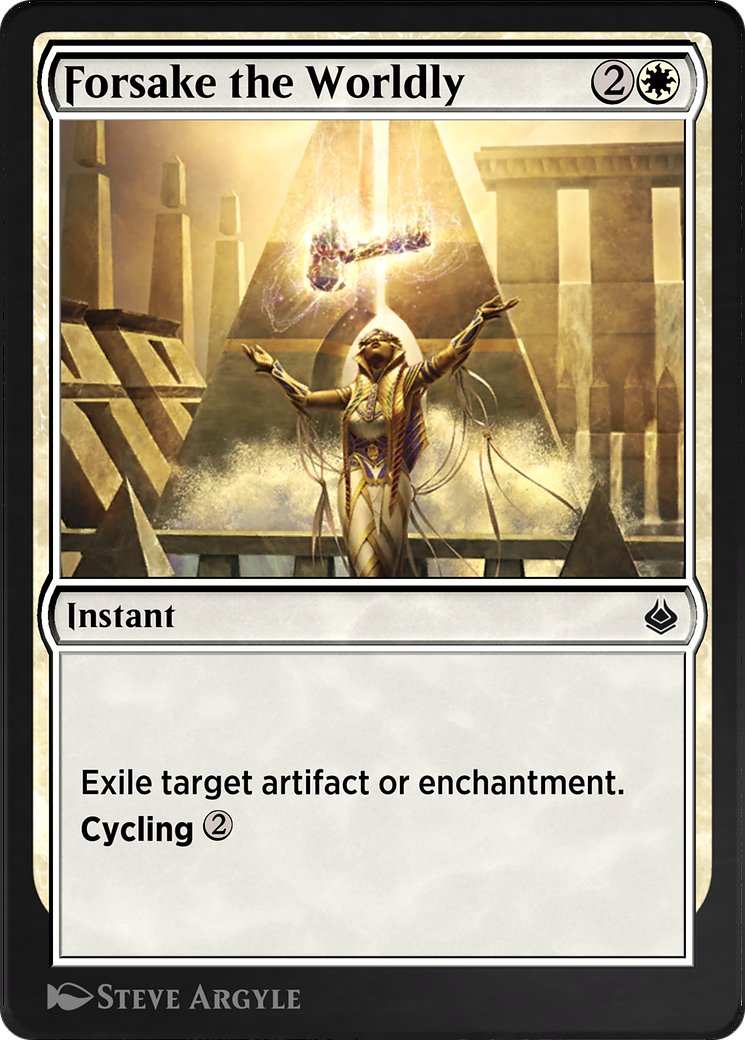 Forsake the Worldly (AKR-018) - [Amonkhet Remastered]