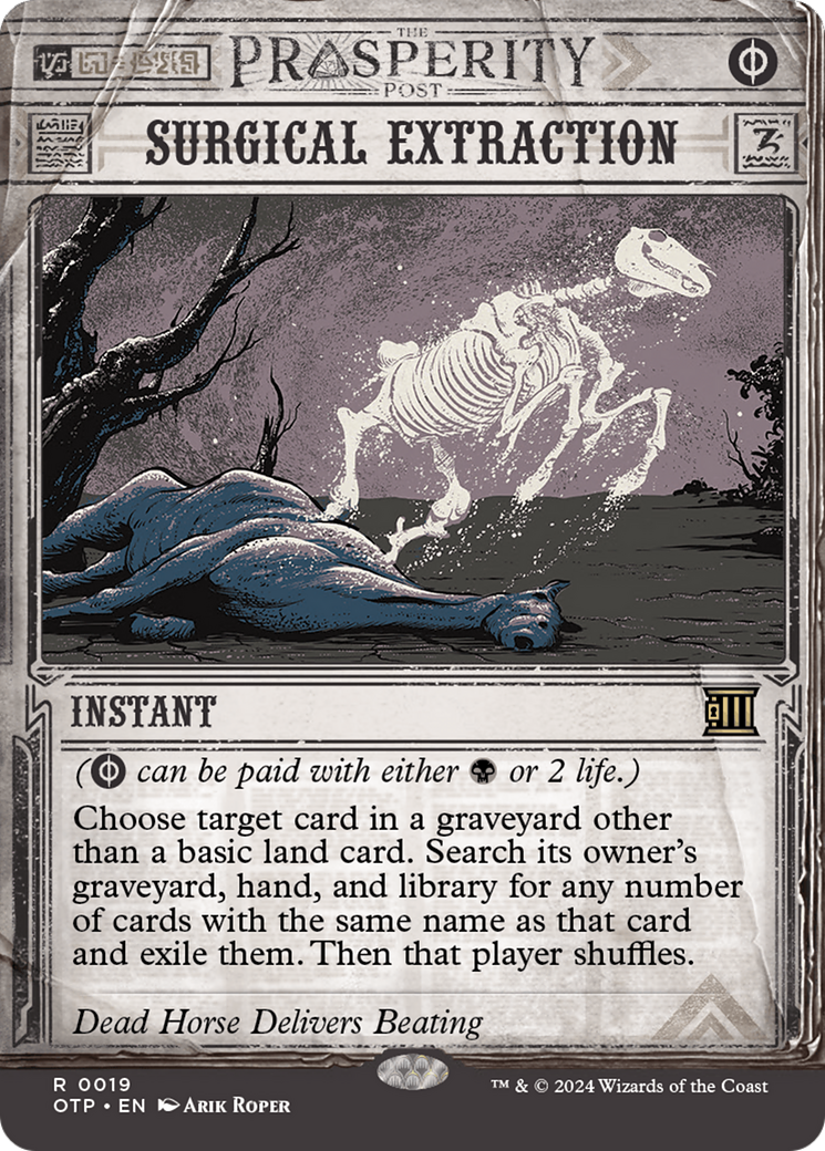 Surgical Extraction (OTP-019) - [Breaking News]: (Showcase) (Borderless) Foil