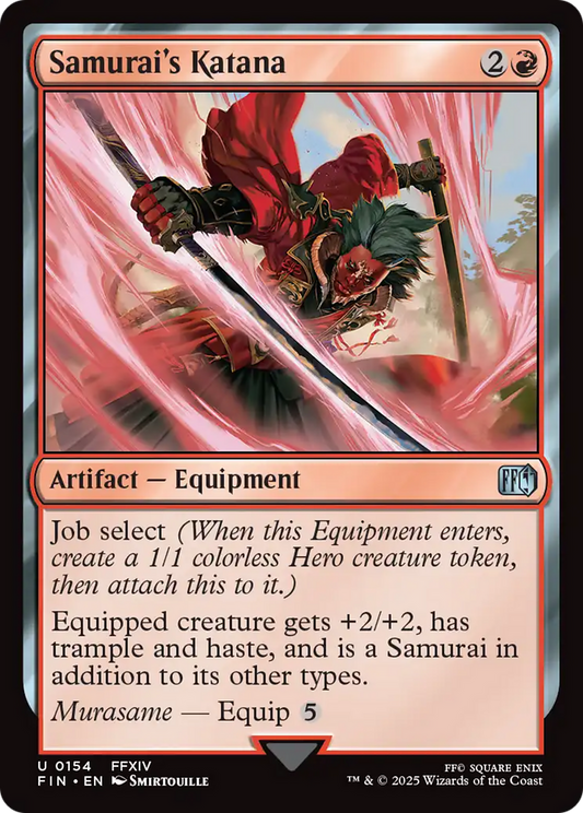 Samurai's Katana (FIN-154) - [FINAL FANTASY] Foil