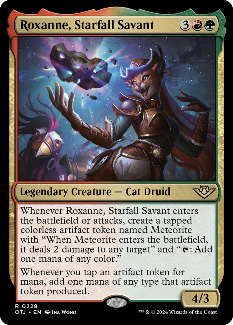 Roxanne, Starfall Savant (OTJ-228) - [Hors-la-loi de Thunder Junction] Foil 