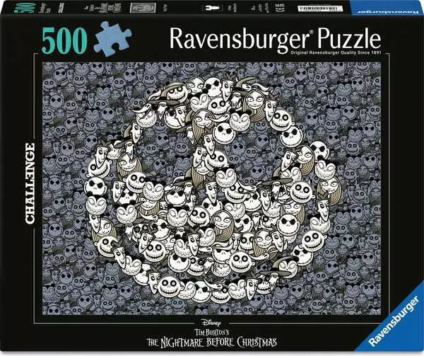 The Nightmare Before Christmas 500 Piece Challenge Puzzle
