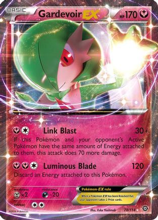 Gardevoir EX (78/114) [XY : Siège à vapeur] 