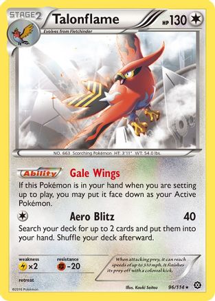 Talonflame (96/114) [XY : Siège à vapeur] 