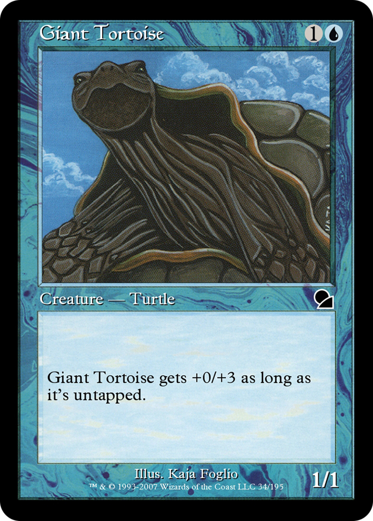 Giant Tortoise (ME1-034) - [Masters Edition] Foil