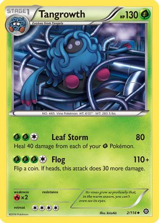 Tangrowth (2/114) [XY : Siège à vapeur] 