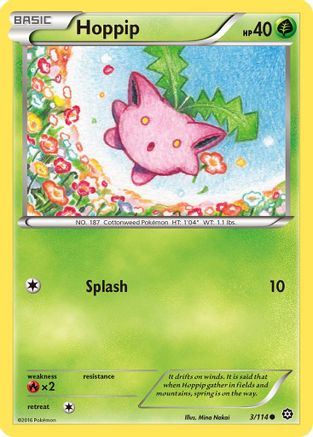 Hoppip 3/114 - [XY  Steam Siege]