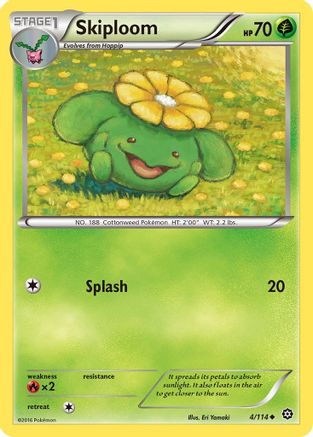 Skiploom (4/114) [XY : Siège à vapeur] 