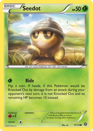 Seedot 9/114 - [XY  Steam Siege]
