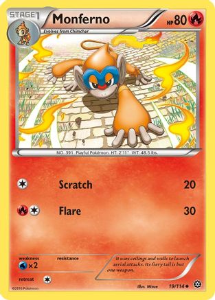 Monferno (19/114) [XY : Siège à vapeur] 