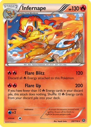 Infernape (20/114) [XY : Siège à vapeur] 