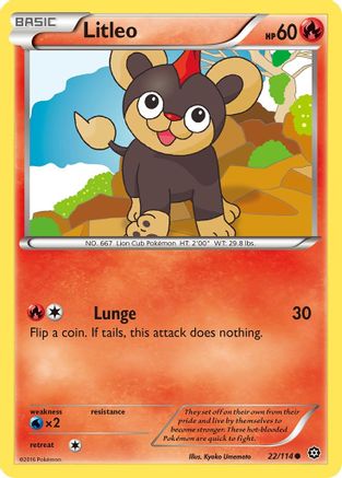 Litleo 22/114 - [XY  Steam Siege]