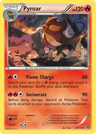 Pyroar (23/114) [XY : Siège à vapeur] 