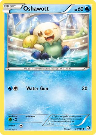 Oshawott 30/114 - [XY  Steam Siege]
