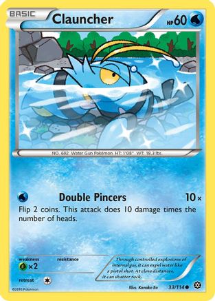 Clauncher 33/114 - [XY  Steam Siege]