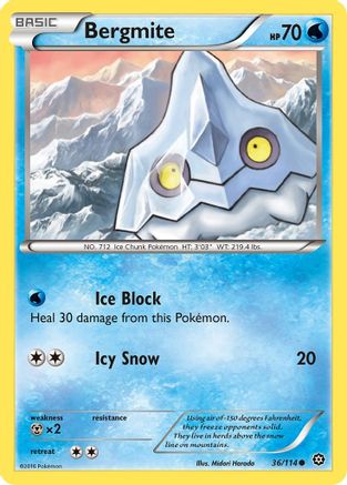 Bergmite 36/114 - [XY  Steam Siege]
