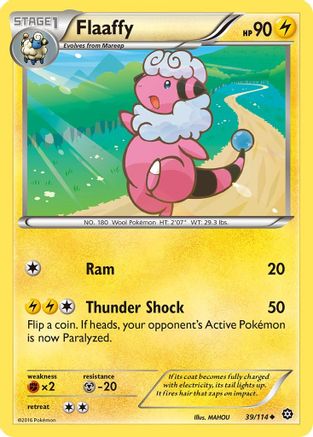 Flaaffy (39/114) [XY : Siège à vapeur] 