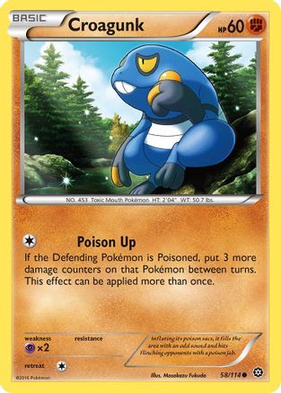 Croagunk (58/114) [XY : Siège à vapeur] 