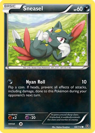 Sneasel (60/114) [XY : Siège à vapeur] 