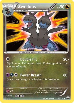 Zweilous (85/114) [XY : Siège à vapeur] 