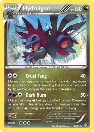 Hydreigon 86/114 - [XY  Steam Siege] Holofoil