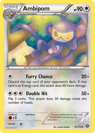 Ambipom (91/114) [XY : Siège à vapeur] 