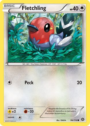 Fletchling (94/114) [XY: Steam Siege]