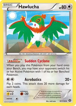 Hawlucha (97/114) [XY : Siège à vapeur] 